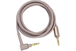 SINDERY WH1000XM3 Kabel Ersatz Audio Verlängerungskabel Kompatibel mit Sony WH-1000XM3 WH-1000XM2 MDR-1000X MDR-100ABN MDR-1A WH-H900N WH-H800 Bluetooth Noise Cancelling Kopfhörer. (Silber)