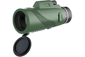 Toguma 80x100 Monocular Telescope High Powered Monoculars for Adults Compact Monocular for Bird Watching Hunting Hiking Camping Travel (Green)