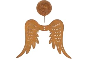 GARTENZAUBEREIEN Engelsflügel mit Kopf, Bausatz, rostfarben