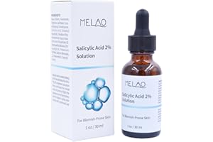 ‎VEMOFOPER Salicylsäureserum 2% Konzentrat - Peeling -Lösung für Gesicht - Heilung der Akne -Spot -Behandlung für heftige Haut - Salicylsäure 2% Lösung Exfoliiert die Haut Reduziert