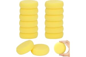 AGOGUE 14 spugne da pittura, spugna per lavori artigianali, spugne, spugna rotonda per acquerello, ceramica, artigianato, argilla, pittura del viso, pulizia fai da te