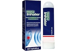 GNAUMORE Instant Tinnitus Relief Nasal Inhaler,Ear Ringing Relieving Inhaler,Tinnitus Relief,Help Stop Ear Ringing,Natural Nasal Inhaler,Quick Relief from Blocked Nose