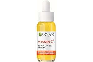 Garnier Vitamin C Brightening Serum for Face, with 4% Vitamin C, Niacinamide & Salicylic Acid, Brightens Skin, Reduces Dark Spots & Evens Skin Tone, Serum 30ml