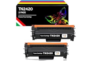 AMG Sales Cartuccia Toner Compatibile con Brother TN2420 TN-2420 TN2410 per Brother MFC L2710DW L2710DN L2730DW L2750DW HL-L2310D L2350DW L2370DN L2375DW DCP-L2510D L2530DW L2550DN (2 Nero)