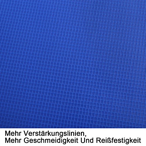 Songmics® Trampolin Randabdeckung 30 cm Breit Ø 244cm 305cm 366cm 100% UV-beständig Reißfest Federabdeckung Randschutz - 5
