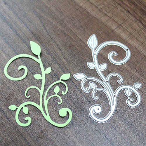 Souarts Metal Schneiden Schablone für DIY Scrapbooking Album Handwerk Weinblätter Muster - 4
