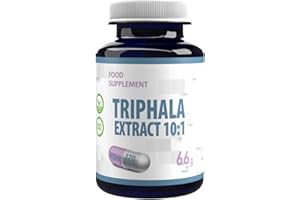 Hepatica Triphala Extract 10:1 (4,500mg Equivalent) | 120 Vegan Capsules | High Strength Digestive & Gut Health Support | 3rd Party Lab Tested | No Fillers, Gluten & GMO Free