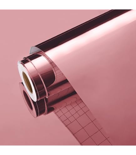 Yullpaper Spiegelfolie, zelfklevend behang, zilveren plakfolie, meubels, flexibele spiegelstickers voor kast, wanddecoratie, woonkamer, folie, werkblad, keuken, moderne meubelfolie, zelfklevend, 40 cm