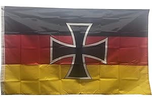 Stormflag Deutschland Eisernes Kreuz Flagge 90x150cm Deutschland Flagge 3x5ft Polyester 90g mit Ösen mit Doppelnadel genäht.