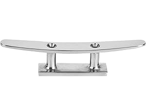 COXZD Paullice Bitta per Barca - Base in Acciaio Inossidabile Bitta per Barca Lucida a Specchio Base per Accessori per Barca Base in Corda Marina(6in 15 x 2.5cm)