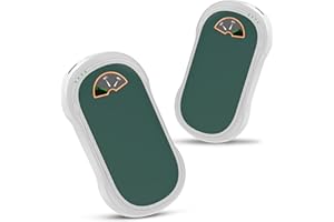 QZT Hand Warmer Rechargeable, 2 Pack Magnetic 10000 mAh Electric Hand Warmer, Suitable for Winter Outdoor Camping and Hunting, Warm Gift for Children Men and Women