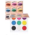 Highly Pigmented Eyeshadow Palette, Colorful Rainbow Matte Eye Shadow Palette 8 Color Bright Eye Makeup Palette Long Lasting Waterproof Cruelty-free Professional Makeup Palette