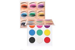 NACGUO Highly Pigmented Eyeshadow Palette, Colorful Rainbow Matte Eye Shadow Palette 8 Color Bright Eye Makeup Palette Long Lasting Waterproof Cruelty-free Professional Makeup Palette