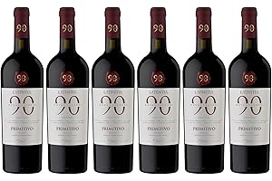 ‎NOVANTACEPPI Novantaceppi Primitivo Puglia IGT Rotwein halbtrocken (6 x 0.75 l)