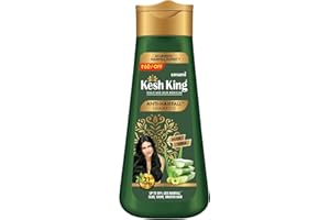 ‎KAJAL Kesh King Ayurvedic Anti-Hairfall Shampoo 300ml – Aloe & 21 Kräutern, reduziert Haarausfall, parabenfrei, ayurvedisch, für alle Haartypen, Familienpackung mit Kajal