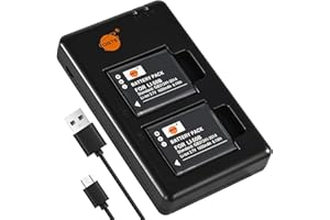 DSTE 2PCS LI-50B (1650mAh/3.7V) Batería + Dual USB Cargador Compatible para Olympus Stylus 9000,9010,SP-800UZ,SP-810UZ,SZ-15,SZ-20,SZ-30MR,SP-720UZ,iHS SZ-16