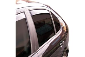 ClimAir Windabweiser Master Schwarz (Hinten) kompatibel mit Volvo XC60 II 2017-