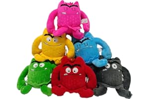 BLOOOK Peluche mostro colorato, personaggi di mostro colorato, giocattolo educativo per l'apprendimento emotivo, regalo di compleanno, decorazione per bambini per bambini, ragazze e ragazzi
