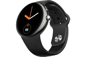 Parsonver AMOLED Smart Watch for Women Men, Always-On Display Fitness Tracker, Answer/Make Calls, 2 Quick-Release Bands, Heart Rate, Sleep Monitor, 120+ Sports Modes (Black, 43mm)