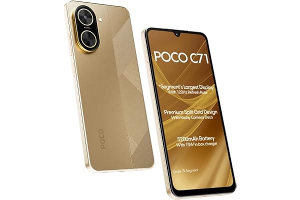 POCO C71, Desert Gold (6GB, 128GB)