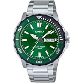 Casio MTD-125D-3AVDF Wristwatch, Grey-Green, Standard