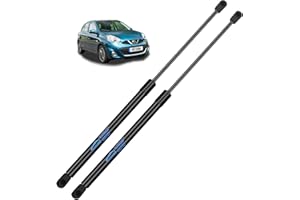 Koaudb 2x Molle a Gas Ammortizzatori Posteriori per Nissan Micra Mk4 K13 2010 2011 2012 2013 2014 2015 2016 Nero Pistoni Portellone Posteriore Pistoni per Portellone Posteriore Sostituire #904513HN0A