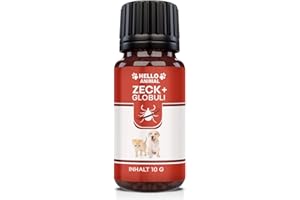 HELLO ANIMAL NEU: HelloAnimal® Anti ZECKEN Globuli für Hunde und Katzen mit Sofortwirkung – natürliche Behandlung für Ihr Haustier – Pflanzlicher Schutz hochwirksam