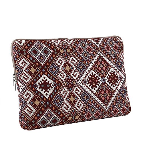 Laptophülle Laptoptasche Airlab Sleeve Tasche mit Reißverschluss, 14 Zoll (Größe: 37x26x2cm), Geeignet für Laptop, Notebook und Computer, Braun - 2