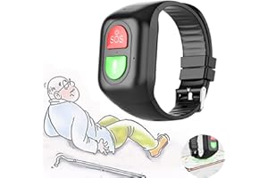 WEYOT SOS Armband GPS-Tracker Intelligentes GPS Armband GPS-Ortungsuhr Für Senioren SOS Notruf,Hilfe Im Notfall,mit Sturzerkennung - Notrufuhr Mit Ortung Und Telefonfunktion