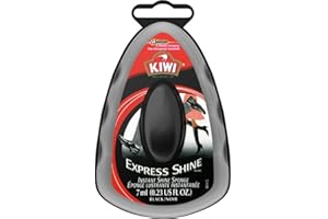 Kiwi Express Shine spugna nera, 0,2 US fl. once (3 pezzi).