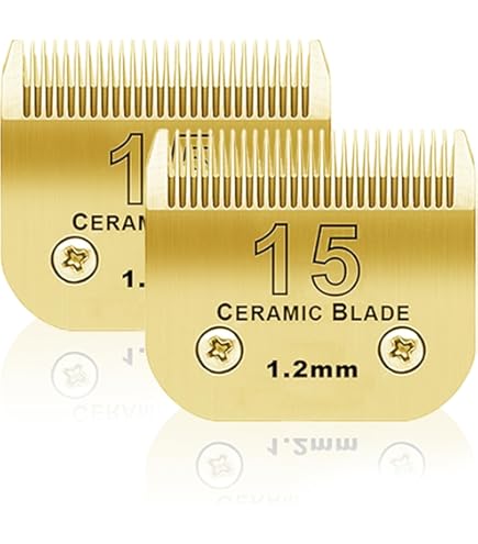 Testina Di Rasatura Heiniger Zaffiro #15 - Altezza Taglio 1.5mm Per Cani, Gatti E Piccoli Animali - Foto 5