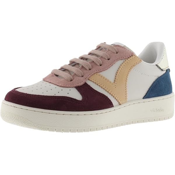 Victoria Sneaker Madrid Donna – Effetto Pelle Con Dettagli Metallici E Tacco Glitter