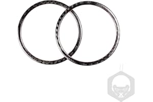 RRX Carbon Fiber Interior Panel Frame Cover Trim Compatible with BMW 3 Series E92 E93 2008-2013 (Speaker Sound Frame 06, Classic)