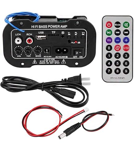 Modulo Amplificatore Audio 2x80W Per Auto – Lettore MP3, Radio FM, Display Tubi Digitali, Registrazione