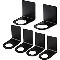 6 Pcs Support Mural pour Pompe à Main, 27/33mm Porte Distributeur Crochet Distributeur de Savon Support Mural Acier Inoxydabl