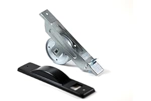 DMS Avvolgitore semincasso mm165 mt 6 per serranda tapparella placca nera