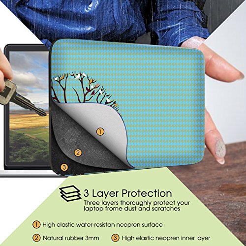 SIDORENKO Tablet PC Tasche f  r 10 - 10 1 Zoll   Universal Tablet Schutzh  lle   H  lle Sleeve Case Etui aus Neopren  Blau