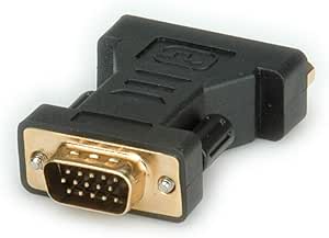 ROLINE Adapter | VGA-Stecker auf DVI-I-Buchse | Converter St - Bu | Dual-Link