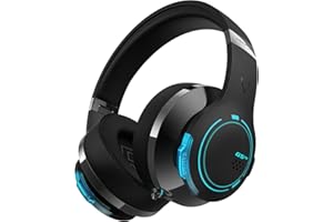 Edifier HECATE G5BT Casque Gaming, Casque Over Ear à Annulation de Bruit avec Mic, certifié Hi-Res, Bluetooth, Lumière RGB, Casque à Mémoire Souple pour PC PS4 Téléphone Mobile Nintendo Switch