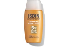 ISDIN Fusion Water MAGIC Glow SPF 50 50ML- Protector solar facial con efecto Glow