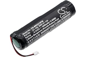 TECHTEK Battery 1600mAh compatible with [McMurdo] FastFind, FastFind 210, 220, Ranger 210, Ranger 220, S5 ais sart, for [Kannad Marine] SafeLink AIS SART, SafeLink Solo replaces 91-156, 91-156D, BBR