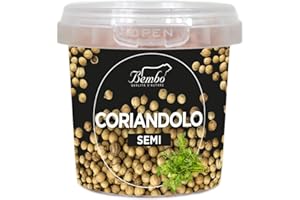 BEMBO QUALITÀ D'AUTORE Semi Bembo: Semi di Coriandolo 40g – Spezia Naturale e Aromatica – Senza Glutammati, Anti Addensanti e Coloranti – Confezione Salvafreschezza, Riutilizzabile e Riciclabile