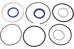 AQXREIGHT Zylinder-Reparatur-Dichtungssatz, Hydraulischer Holzspalter, Zylinder-Reparatur-Dichtungssatz, Zuverlässiger Holzspalter-Hydraulikzylinder-Reparatursatz für 4,0 Zoll Bohrung X