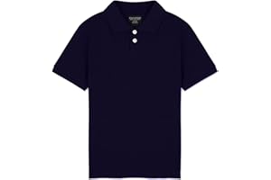 Style Lockers® Boys Girls Kids Plain Polo Shirts Children Classic Summer Short Sleeve T-Shirts School Uniform Tops Age 5-13 Years