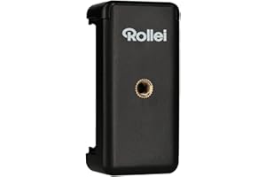 Rollei Smartphone Holder - Support universel pour votre smartphone - Compatible avec des smartphones jusqu’à une largeur de 8,5 cm - Noir