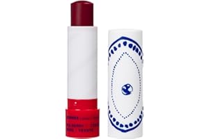 KORRES Mulberry bálsamo labial nutritivo tintado malva, cuidado labial con aceite de hipérico, vegano y dermatológicamente testado, 4,5 g