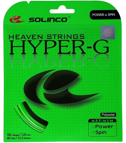 Jeu De Cordes De Tennis Solinco Tour Bite Soft - Co-polyester - Puissance Et Spin - Calibres 1.2 à 1.3 Mm - 7