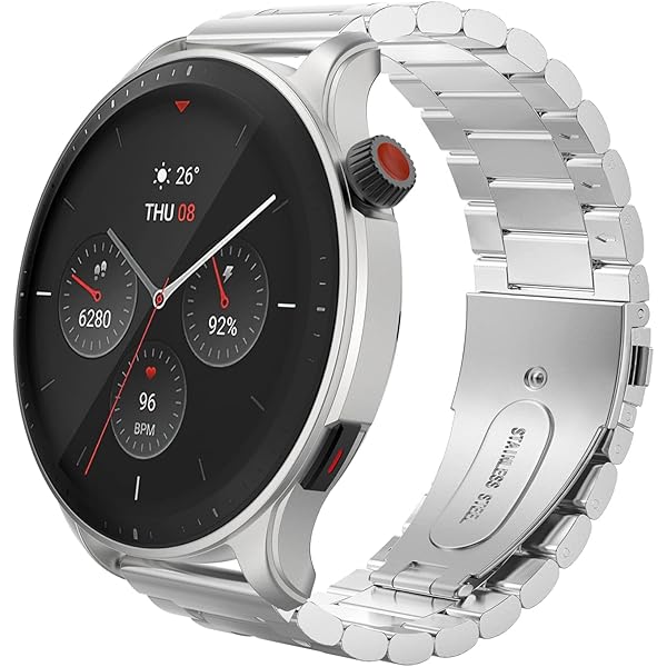 Cinturino Silicone 22mm Per Amazfit GTR 3/4, Stratos - Sportivo, Regolabile - Foto 8