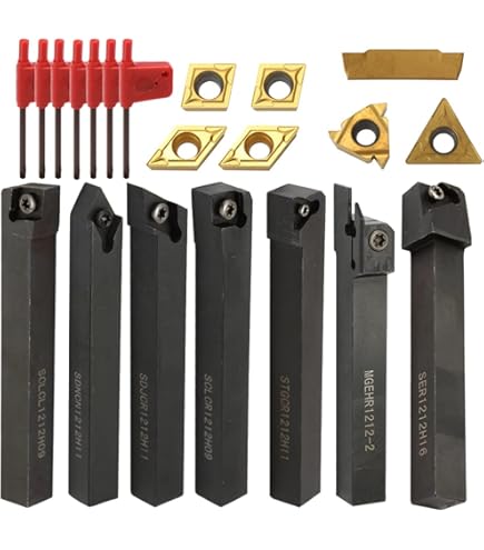 Lame Ad Anello In Carburo Per Tornio Legno - Set 4 Pezzi Per Rifinitura Superfici E Scavatura - Foto 7