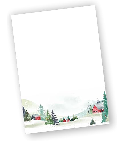 Tannenzweige Weihnachten Briefpapier Zerrissenes Pa Produktbild-Vorschau 10